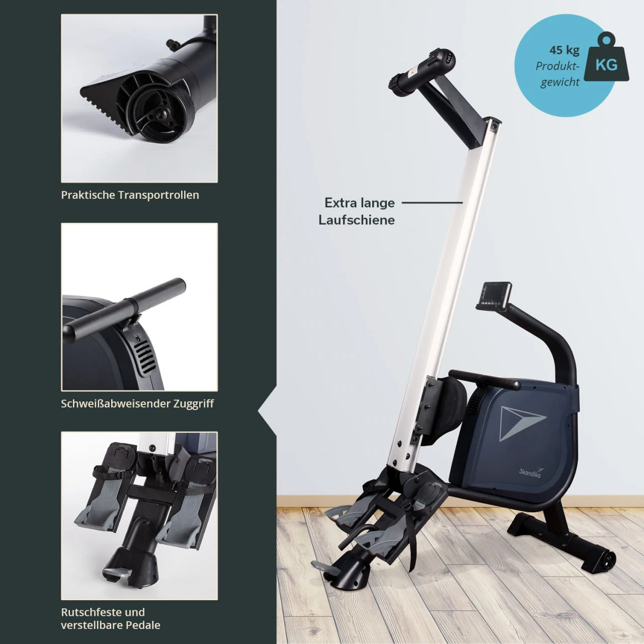 Skandika Rudergerät Njord, Studioqualität 7 Skandika Rudergerät Njord, Studioqualität – Bild 7