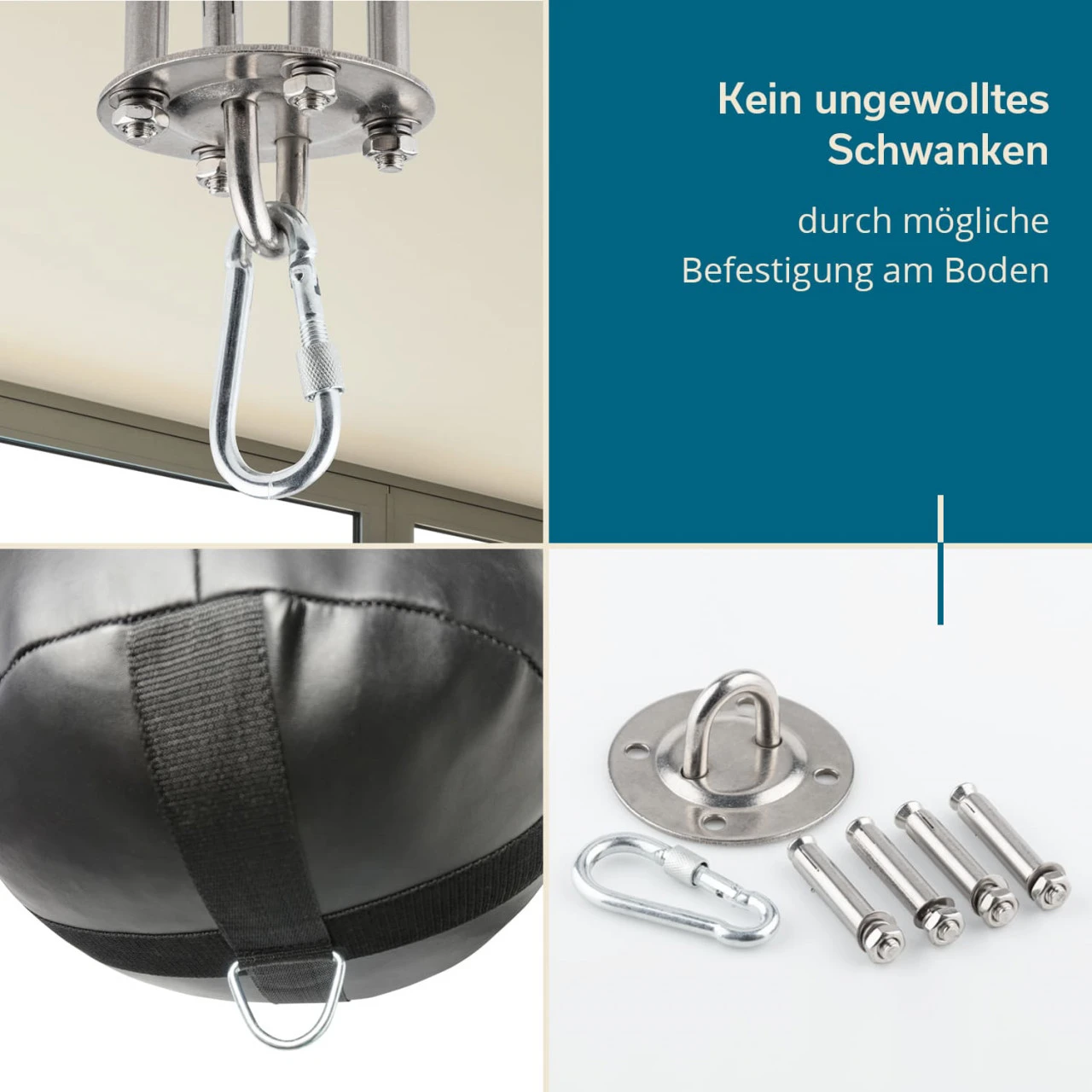 Skandika Boxsack Schwarz 5 Skandika Boxsack Schwarz – Bild 5