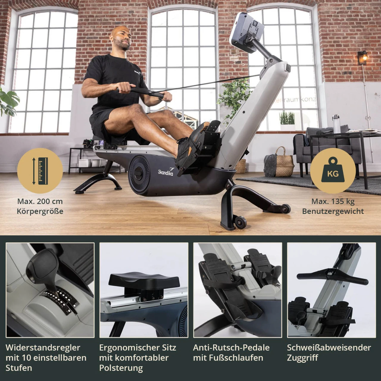 Skandika Rudergerät Freki 3 Skandika Rudergerät Freki – Bild 3