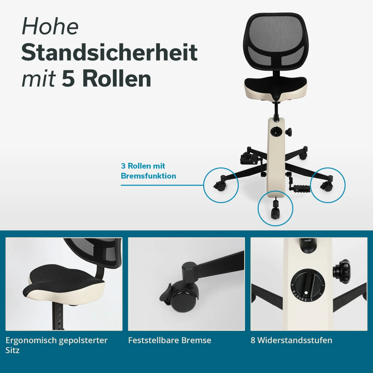 Skandika Fahrradstuhl Office Bike 7 Skandika Fahrradstuhl Office Bike – Bild 7