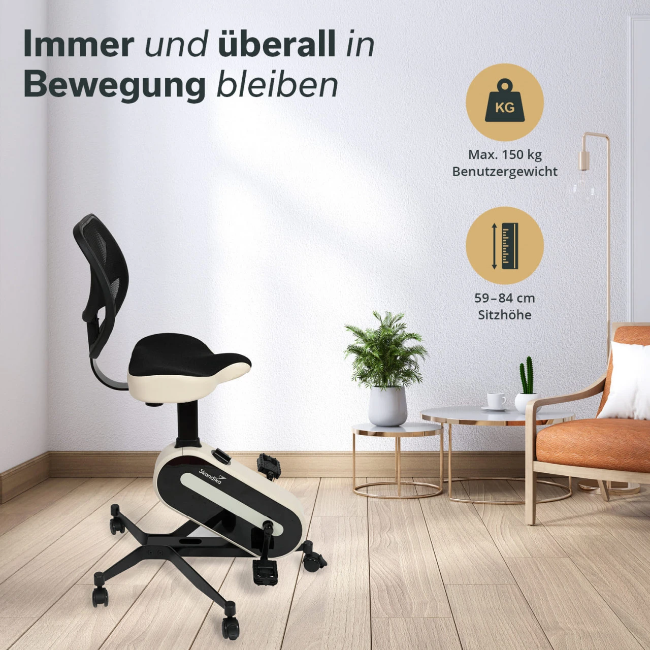 Skandika Fahrradstuhl Office Bike 6 Skandika Fahrradstuhl Office Bike – Bild 6