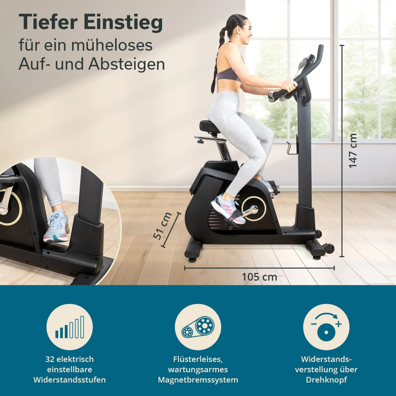 Skandika Ergometer Cykling P14 7 Skandika Ergometer Cykling P14 – Bild 7