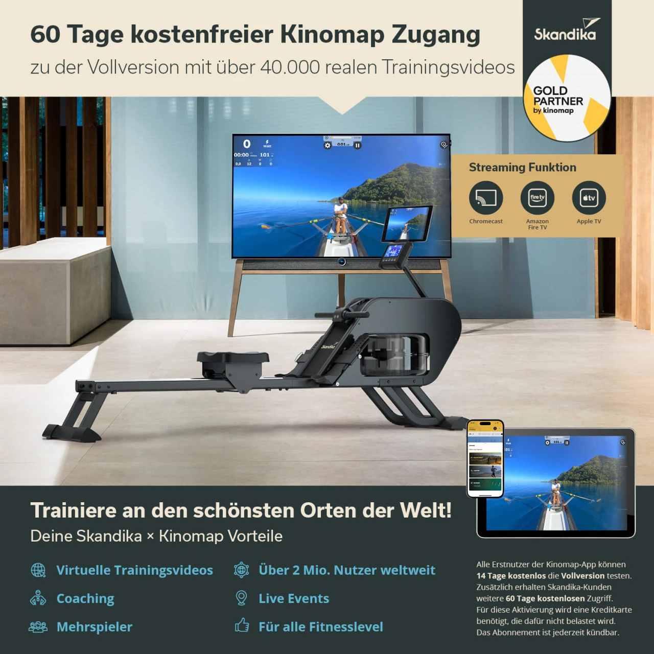 Skandika Rudergerät Nemo III Hybrid 1 Skandika Rudergerät Nemo III Hybrid