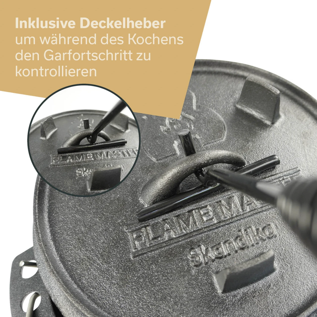 Skandika Dutch Oven Flame Master 8,5 Liter 2 Skandika Dutch Oven Flame Master 8,5 Liter – Bild 2