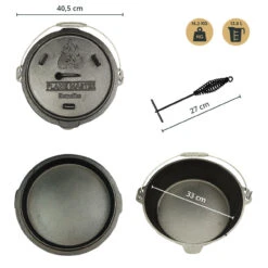 Skandika Dutch Oven Flame Master 13,8 Liter -Skandika DE SK 6037 01 1280x1280