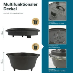 Skandika Dutch Oven Flame Master 13,8 Liter -Skandika DE SK 6037 02 1280x1280