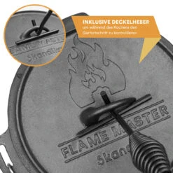 Skandika Dutch Oven 7,1 L Flame Master Ohne Füße -Skandika DE SK 6131 04 1280x1280