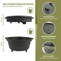 Skandika Dutch Oven Set Flame Master -Skandika DE SK 6225 03 1280x1280