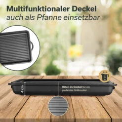 Skandika Dutch Oven Flame Master Square 7,4 Liter