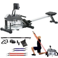 Skandika Wasserrudergerät Nemo III + Widerstandsbänder-Set -Skandika SF 2381 SET 01 1280x1280