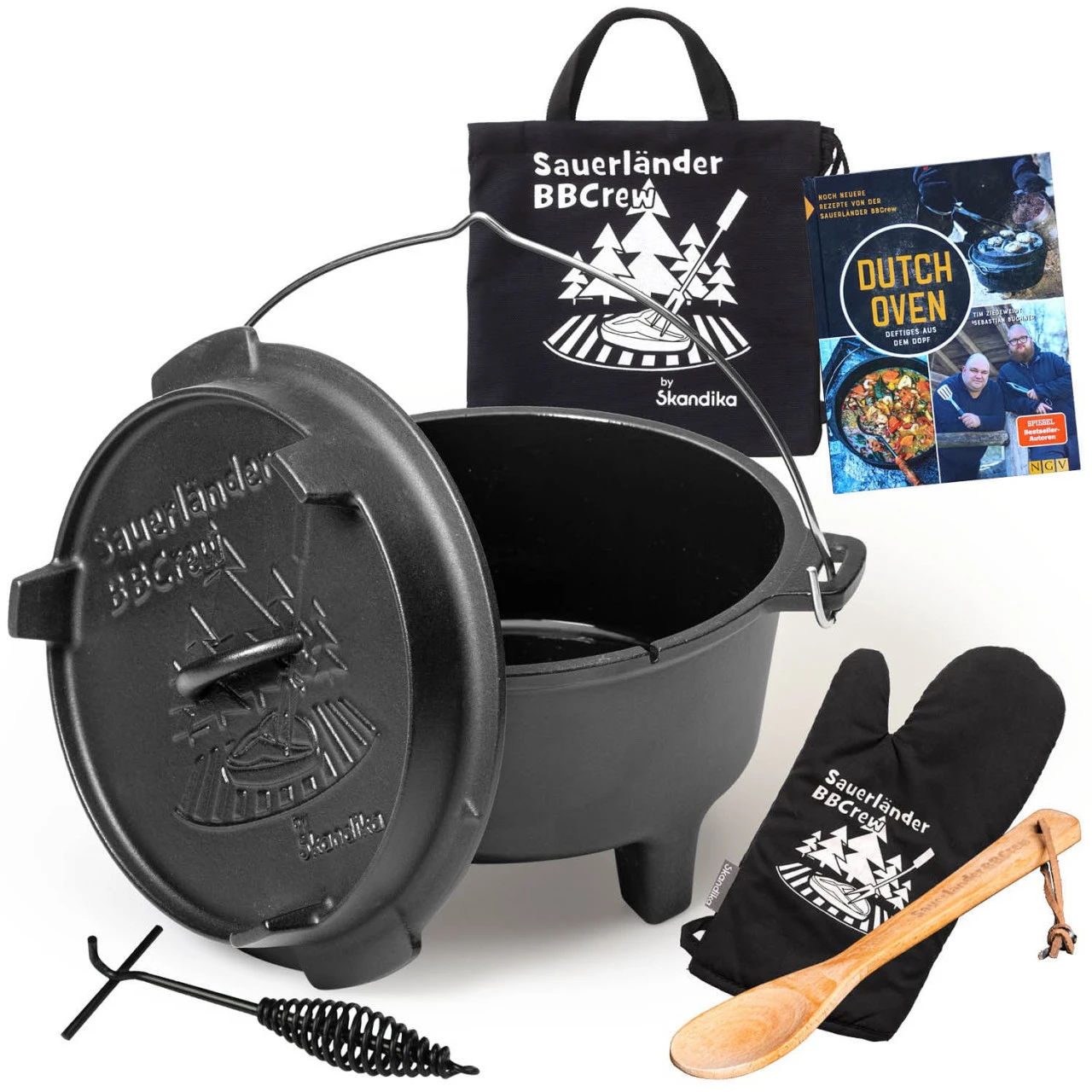 Skandika BBCrew Dutch Oven 8 Liter 2 Skandika BBCrew Dutch Oven 8 Liter – Bild 2