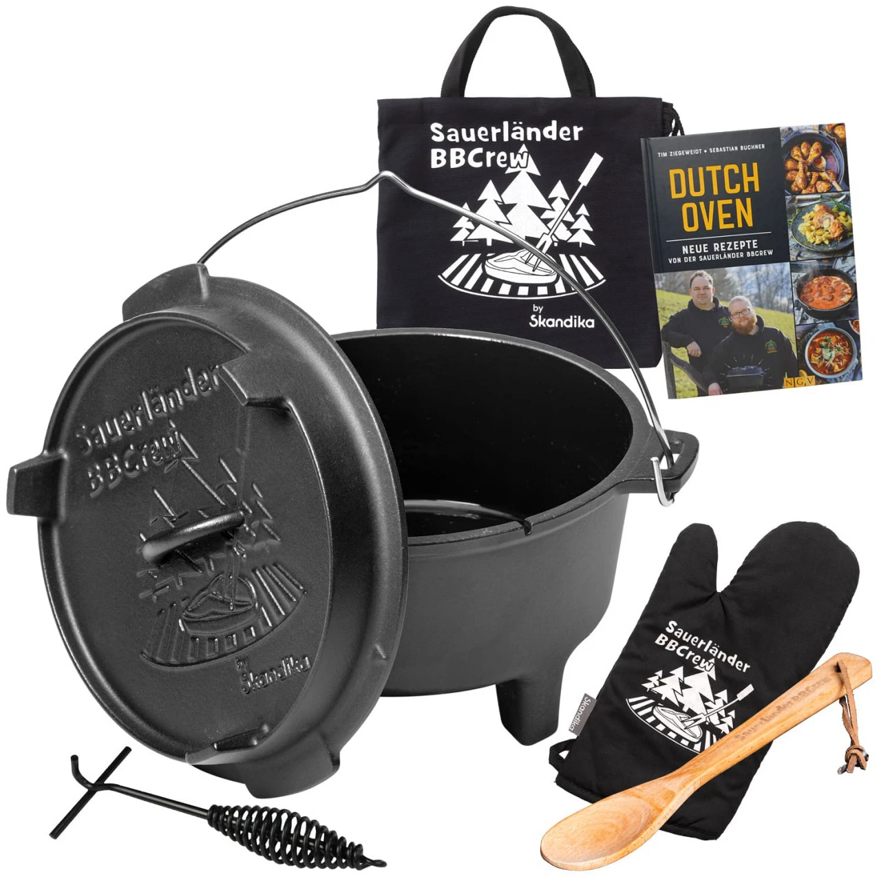 Skandika BBCrew Dutch Oven 10,25 Liter 6 Skandika BBCrew Dutch Oven 10,25 Liter – Bild 6